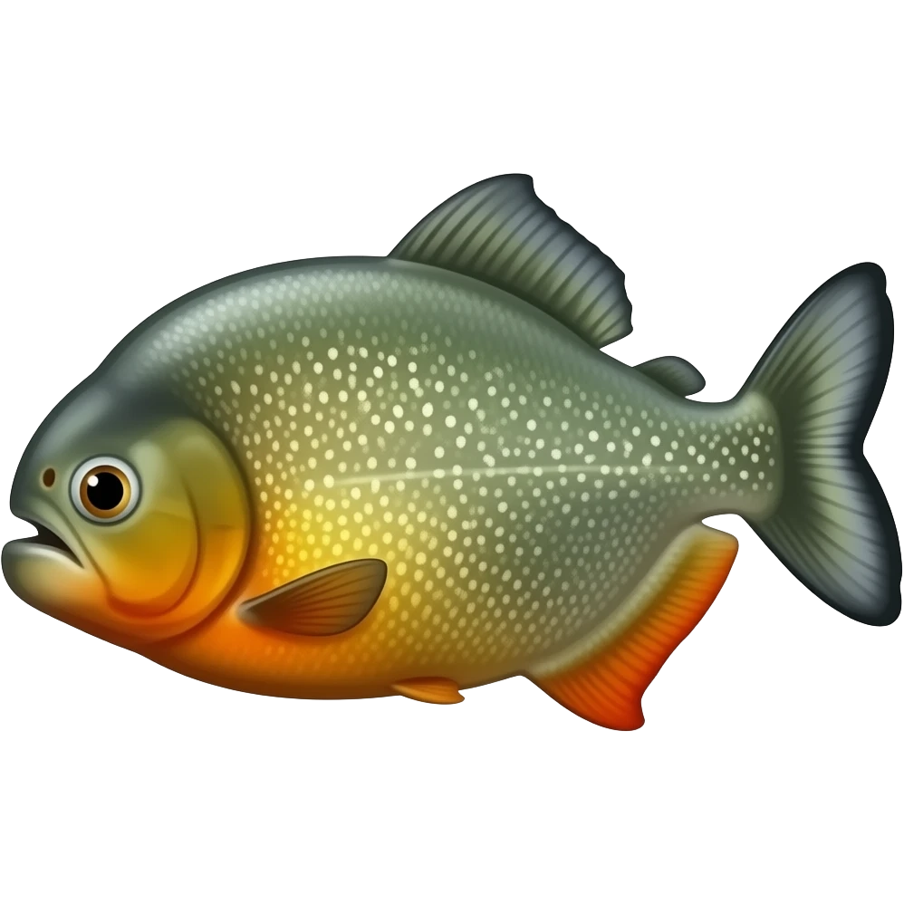зубастая пиранья emoji