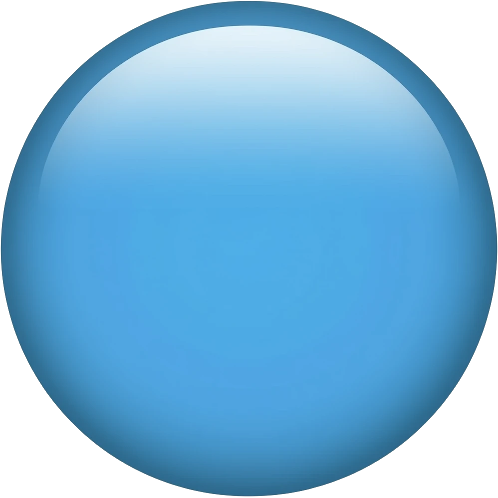Blue 🔵 emoji