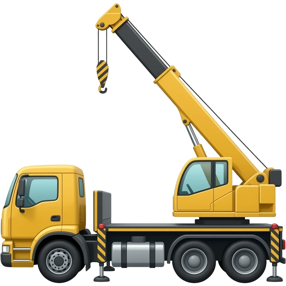 CAMION FLATBED / GRUE HIAB emoji