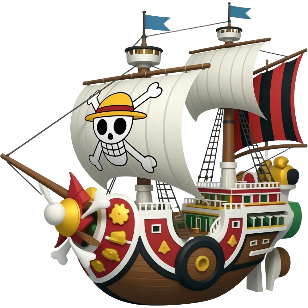 One piece Sunny ship emoji