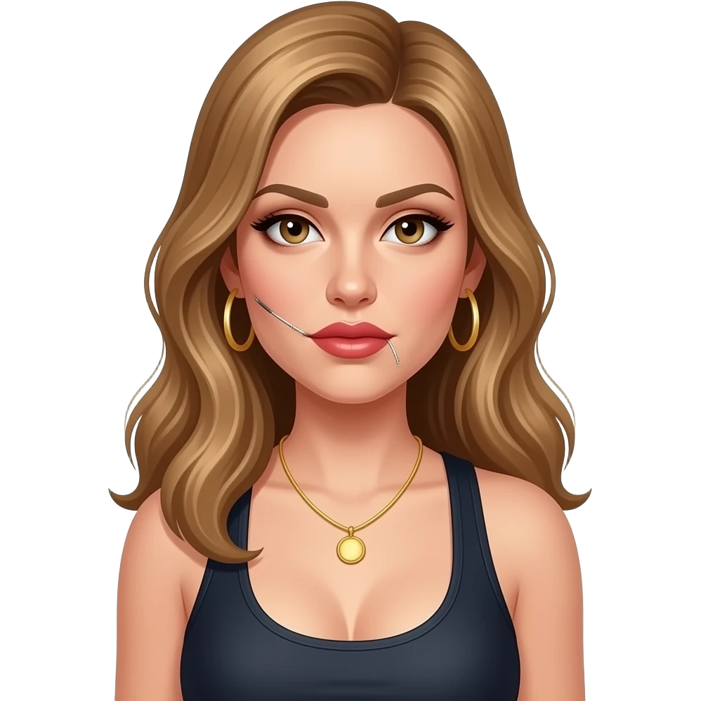 Tanya the Toxic Ex     Sarcastic ex-partner making passive aggressive comments. fake lips, botox, big chest emoji