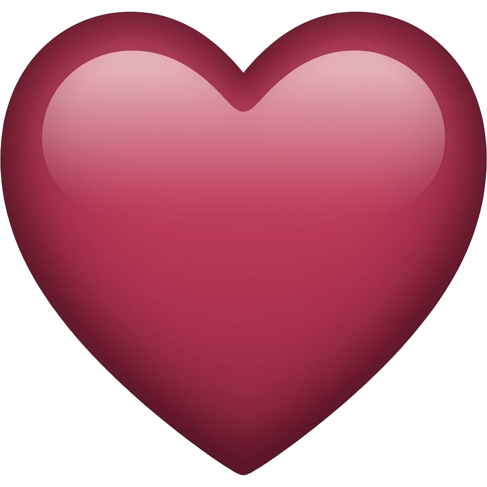 I want a starboard iPhone emoji heart just maroon emoji