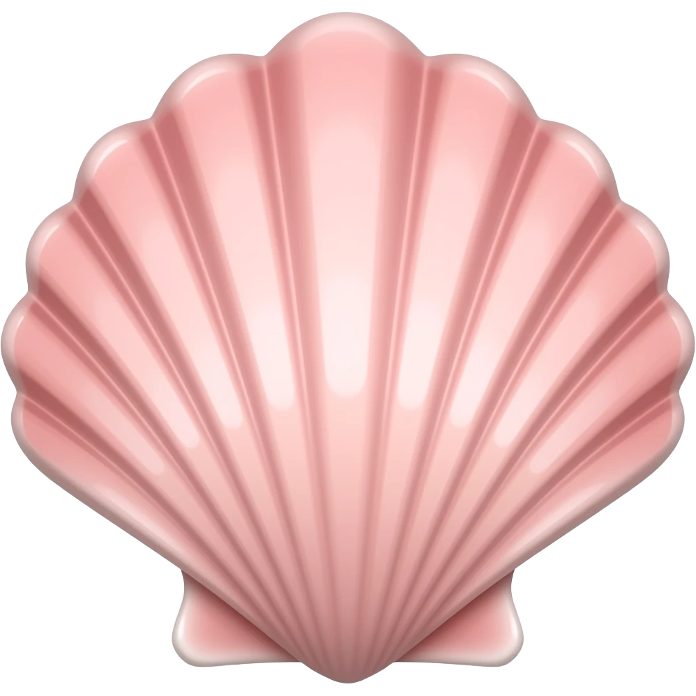 pink seashell emoji