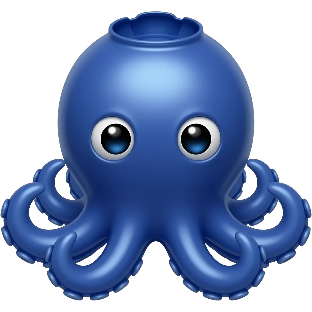 Bluberry octopus emoji