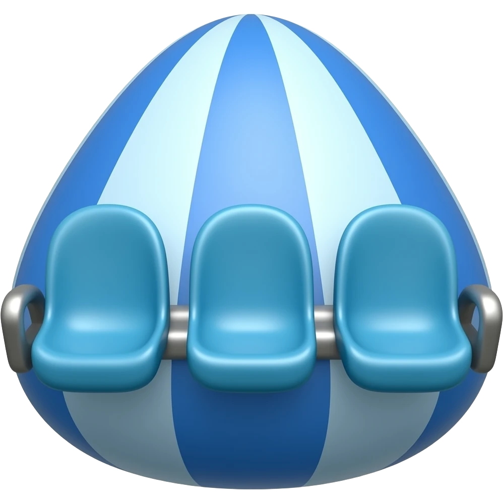 blue colored vertical drop tower carnival ride, empty single row of ...