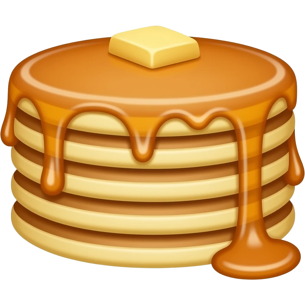 Pancake caramel emoji