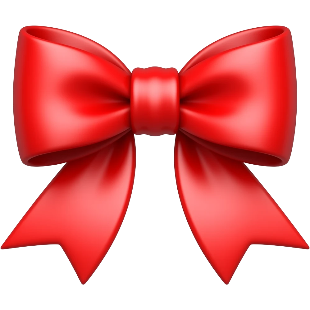 red bow emoji