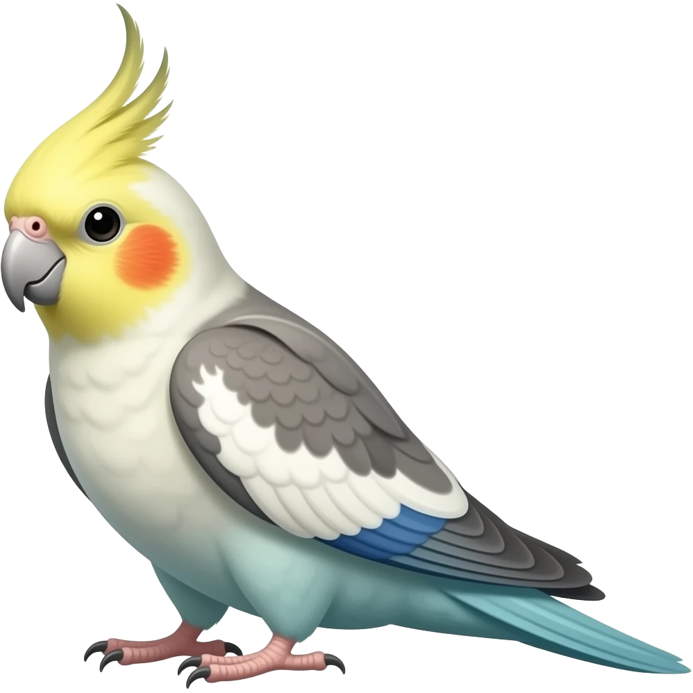Can you make a cross between a l mermaid and a cockatiel emoji