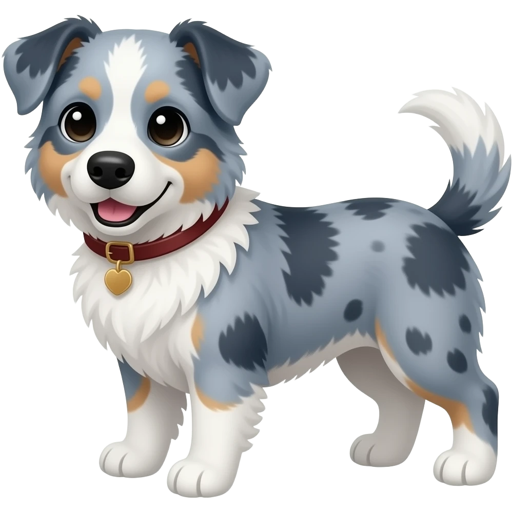 blue merle cavapoo emoji