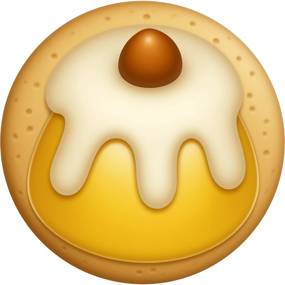 Banna pudding cookie emoji
