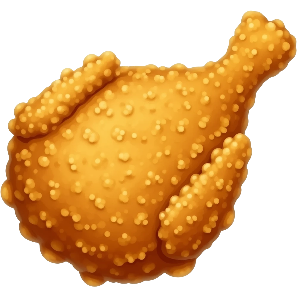 Fried chicken emoji
