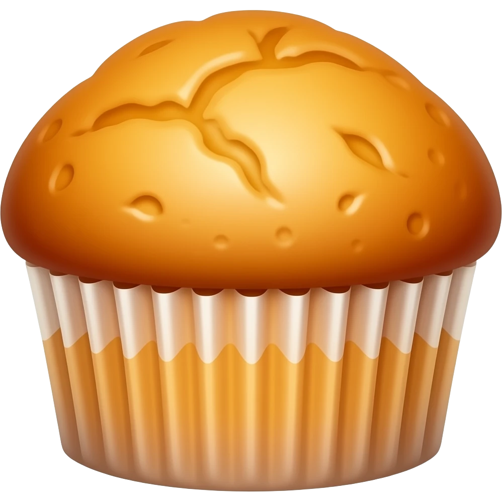 Carrot muffin emoji