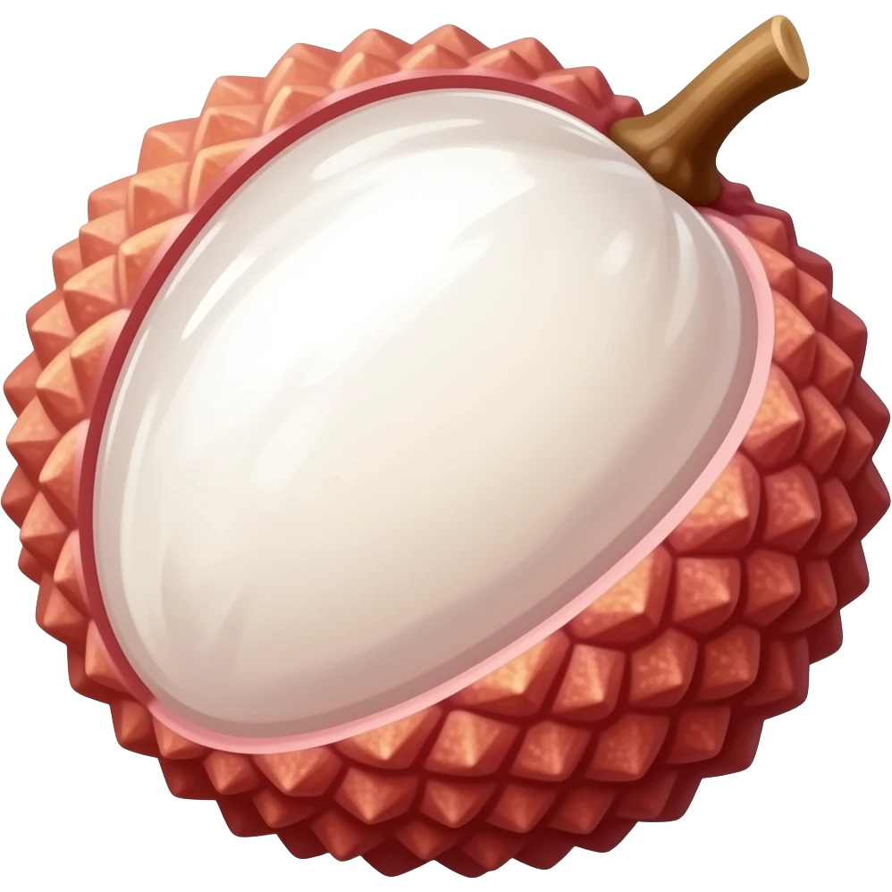 Just simple litchi , the fruit emoji
