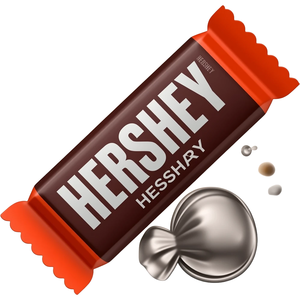 Hershey candy bar emoji
