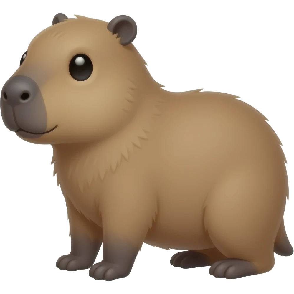 chill capybara developer emoji