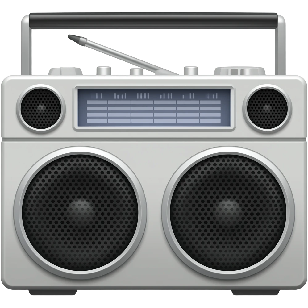 Boombox emoji