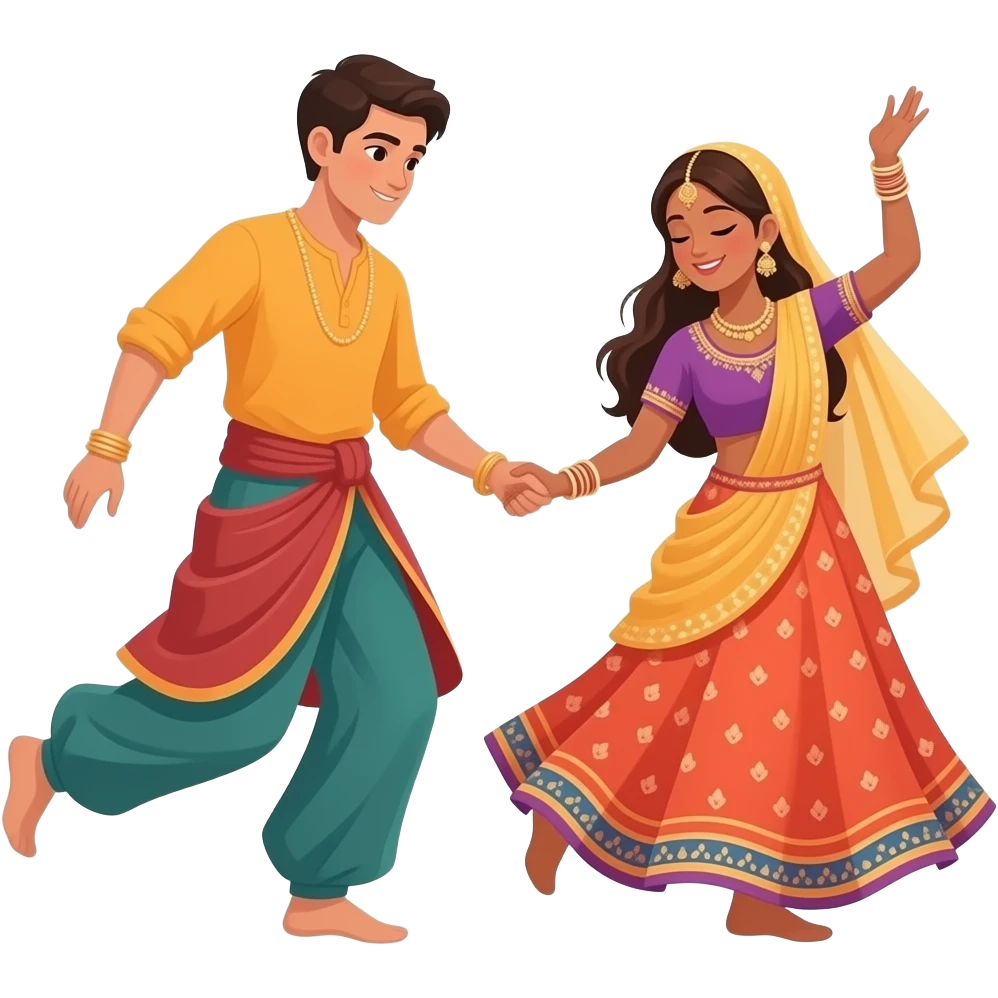 Garba festival emoji