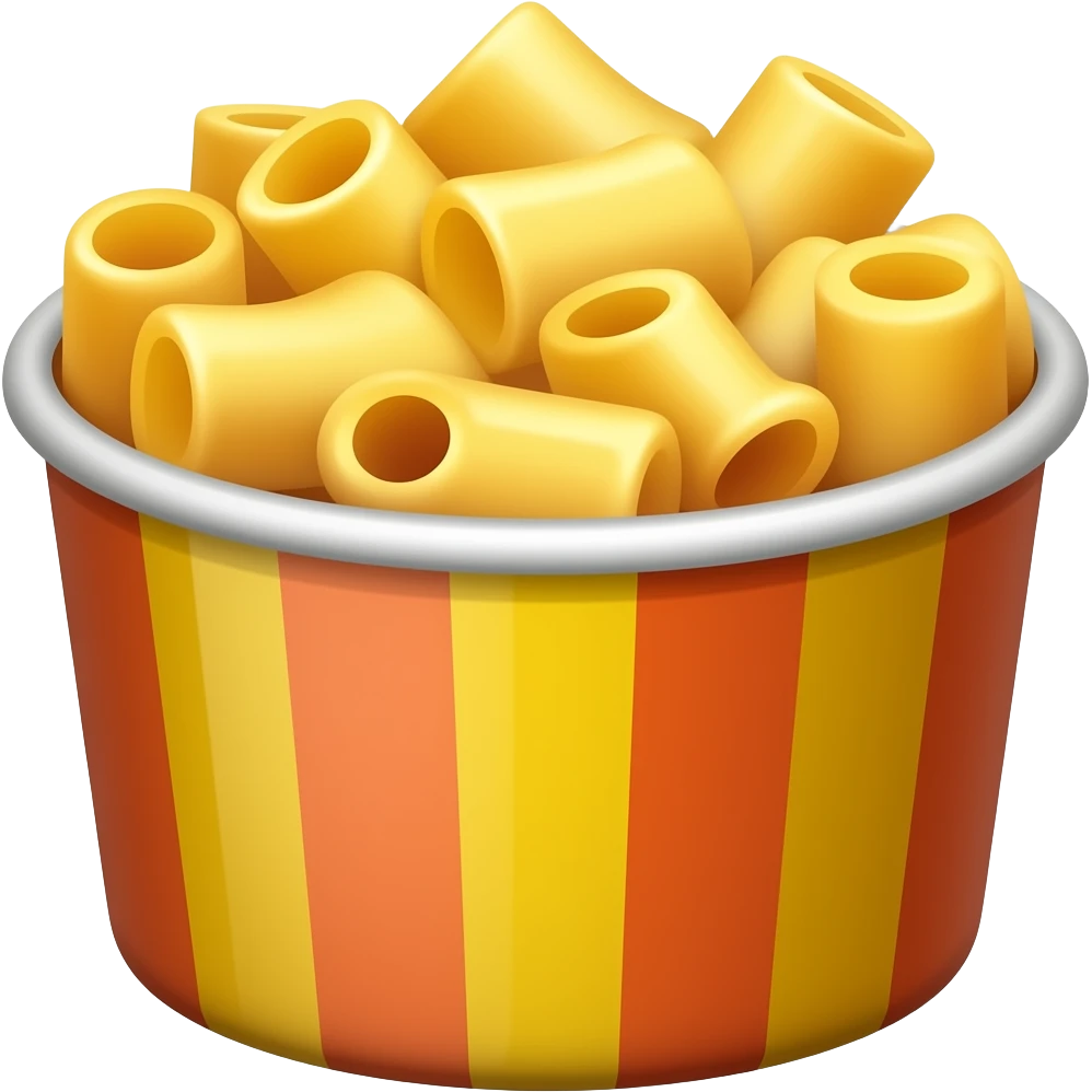 mac cheese cup emoji