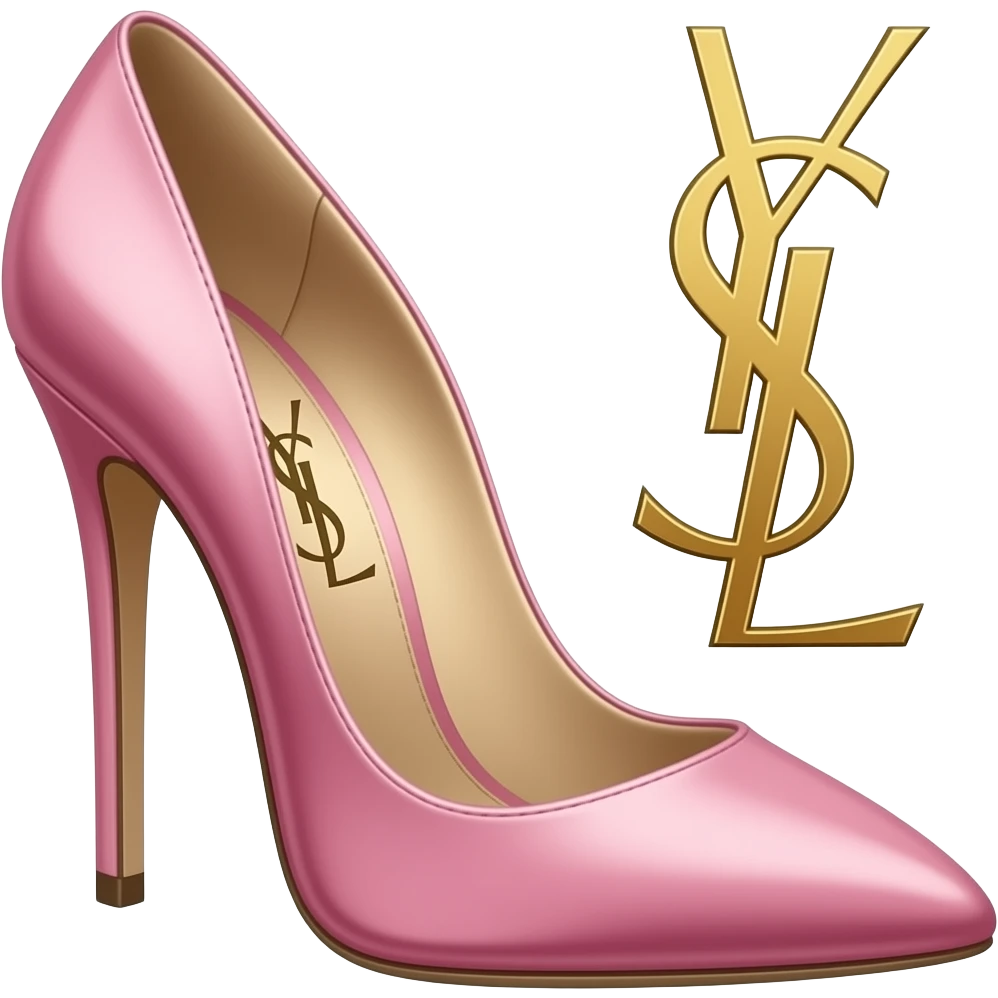 Feminine peak of high heels ysl emoji