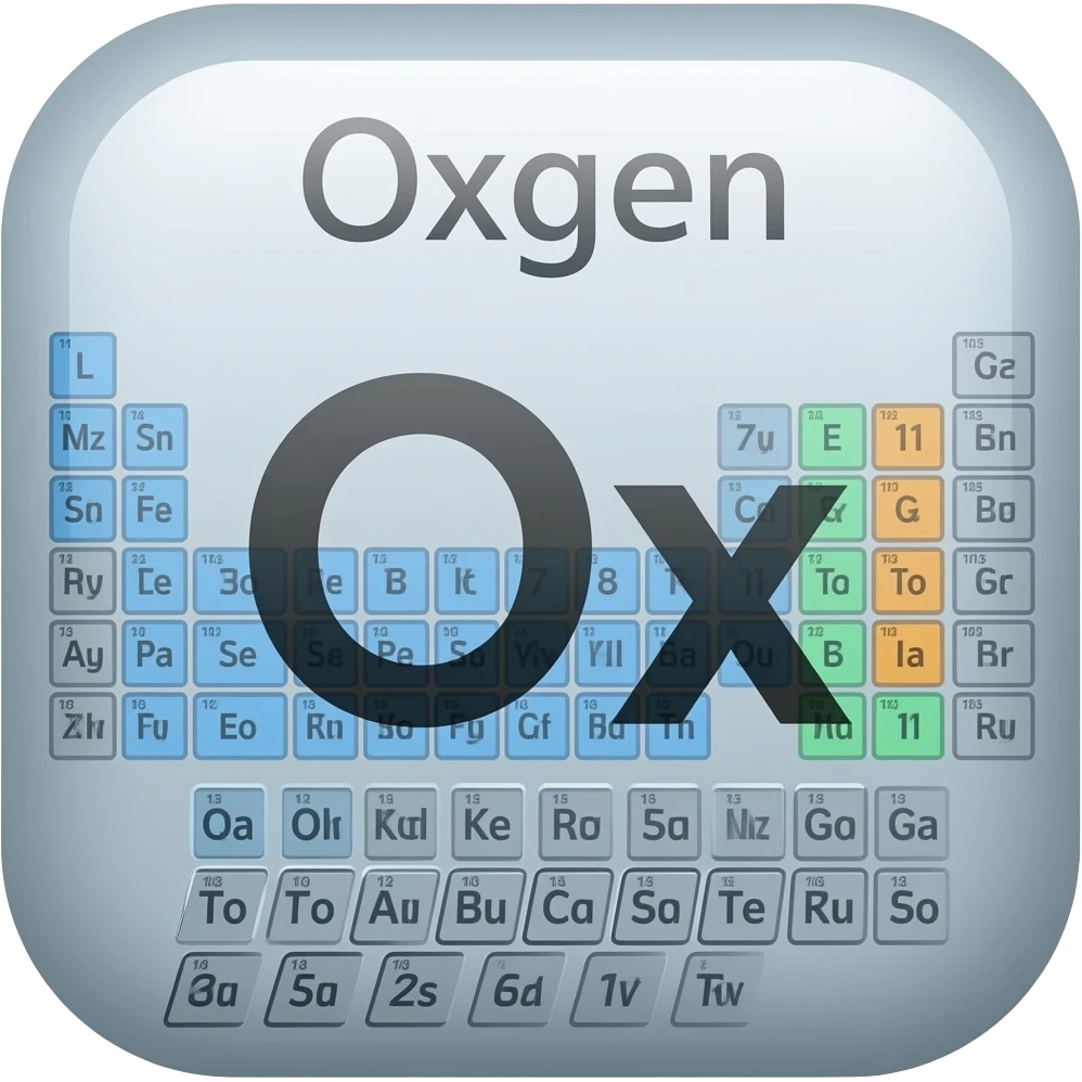 Perodic table oxygen emoji