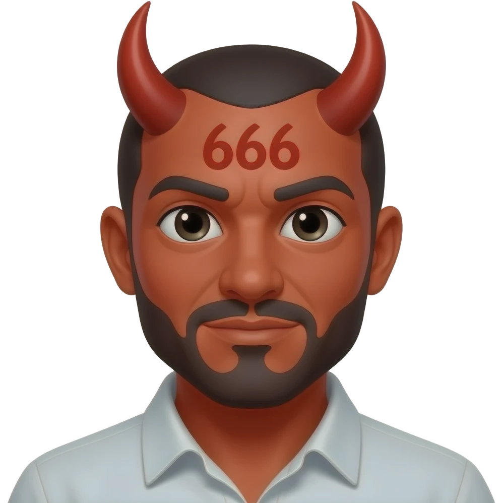 Devil 666 emoji emoji