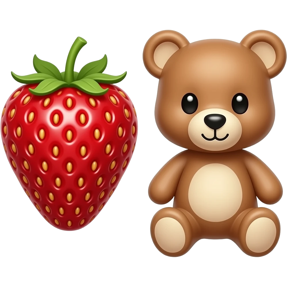 🍓+🧸 emoji