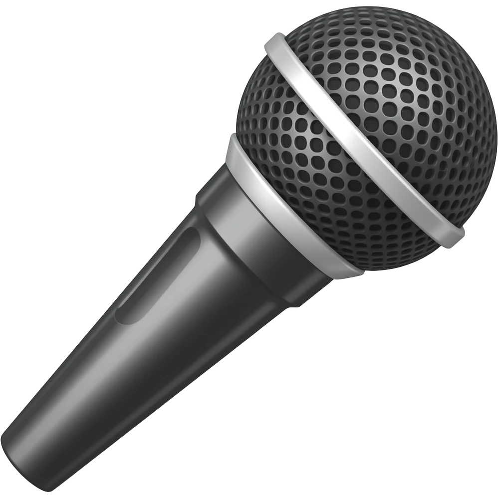 Microphone emoji