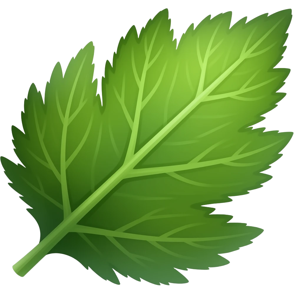 Woad Leaf emoji