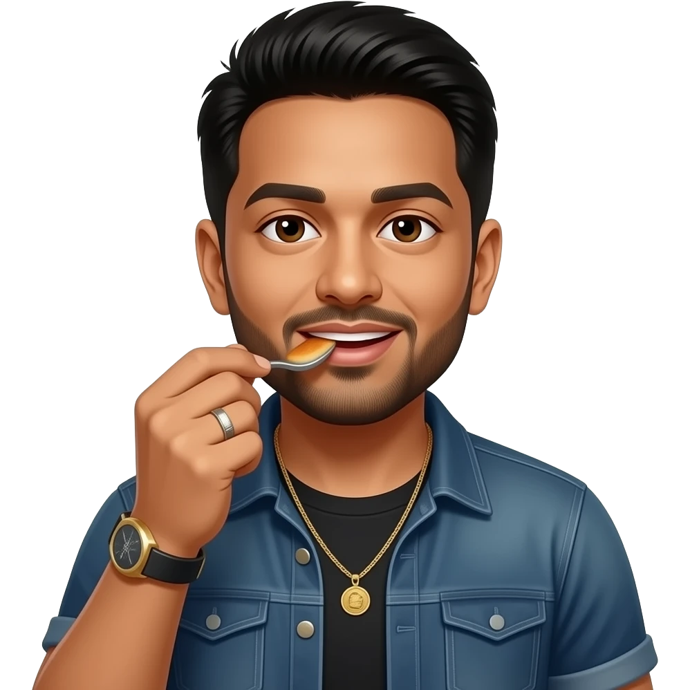 Honey singh eating emoji