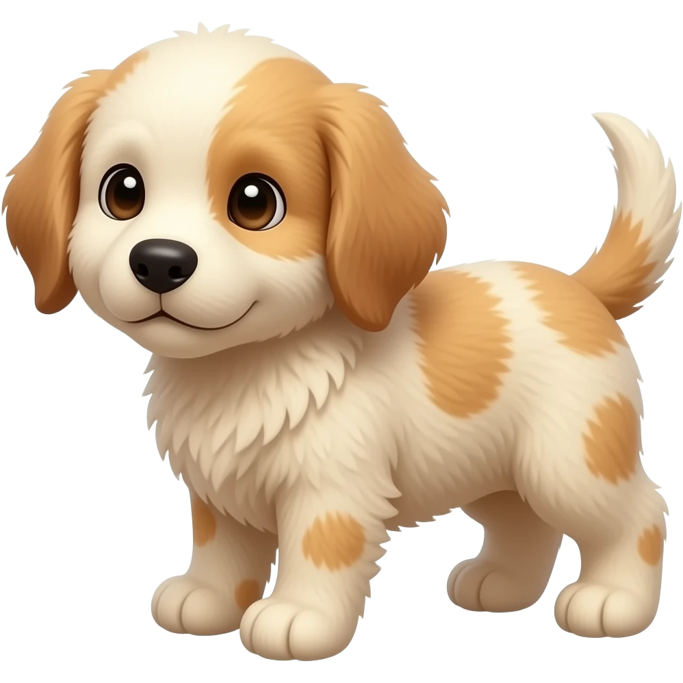 stuffed puppy emoji