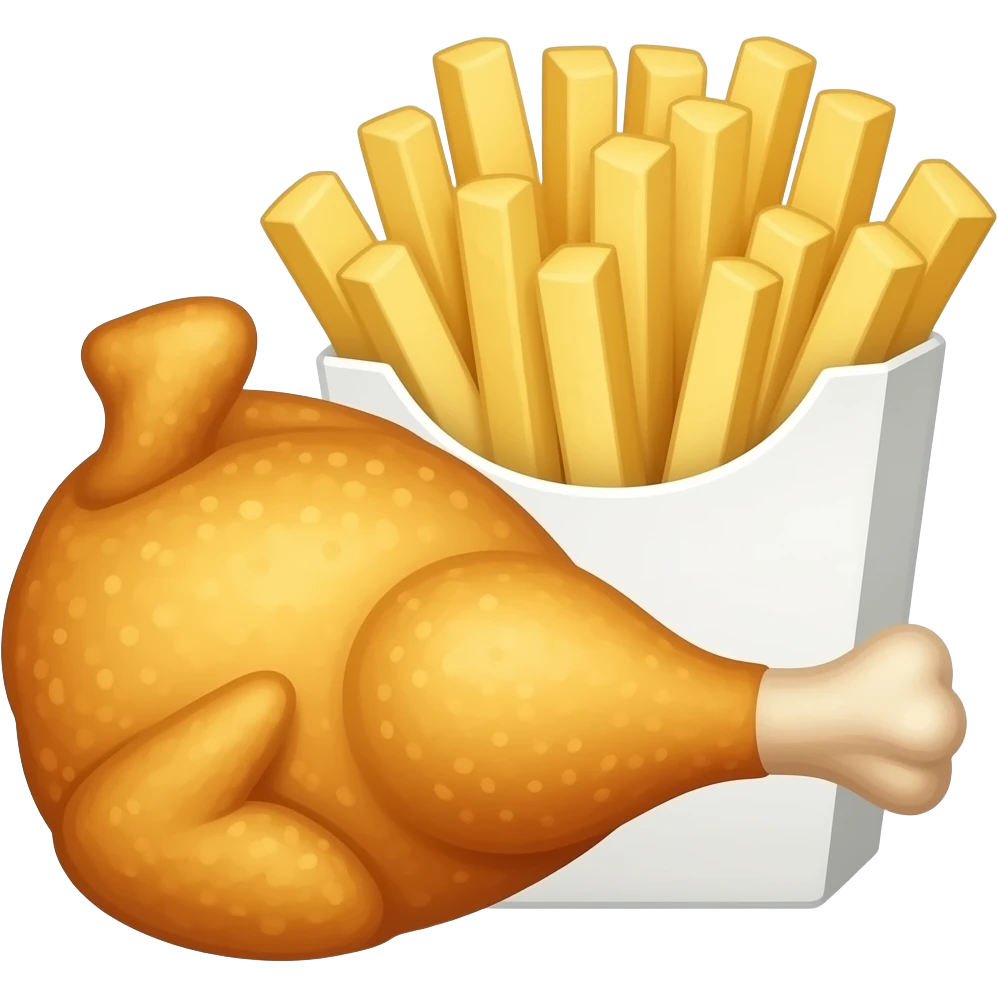 🍗🍟 emoji