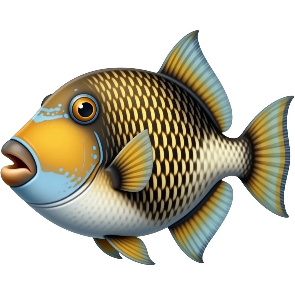 Goliath triggerfish emoji
