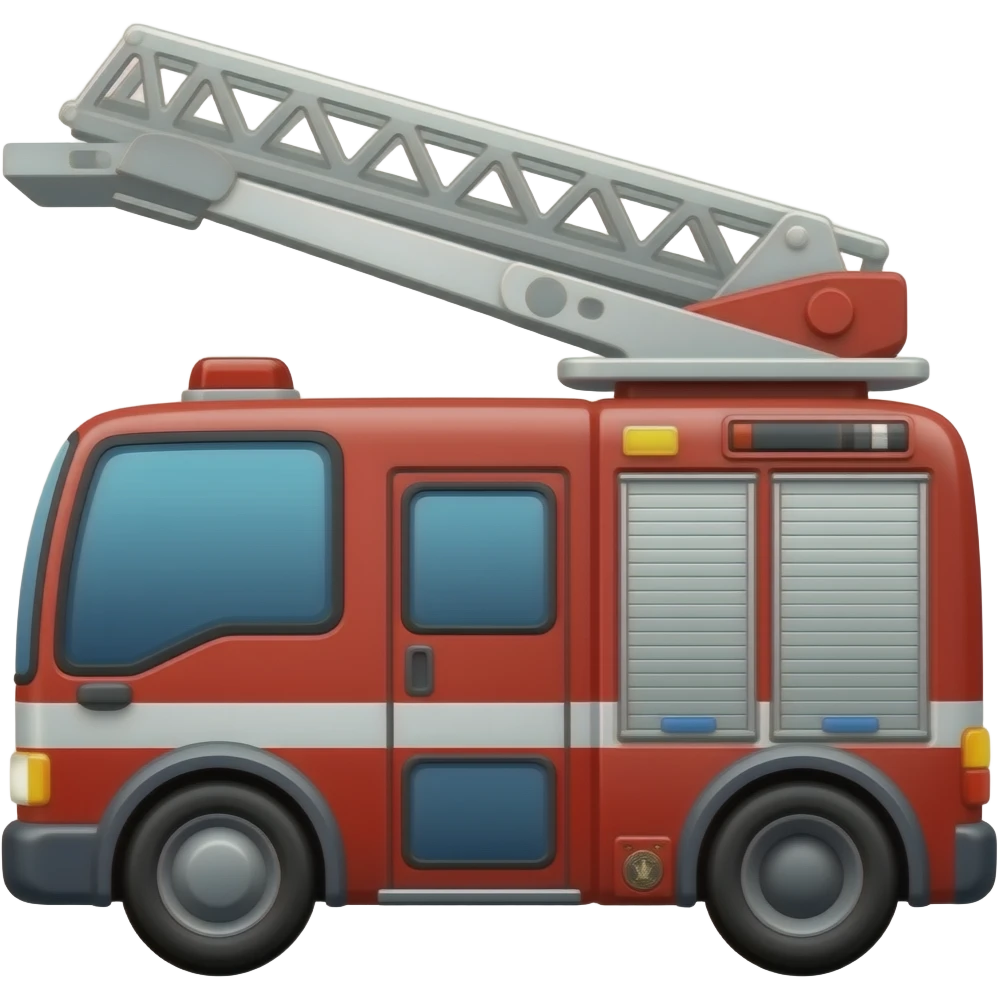 Fire rescue bus emoji