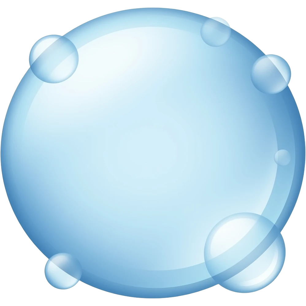 clean bubbles emoji