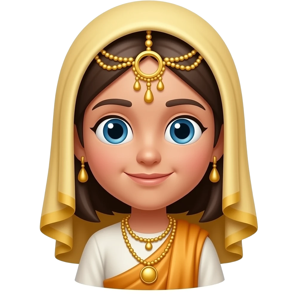 Devotee Girl memoji emoji