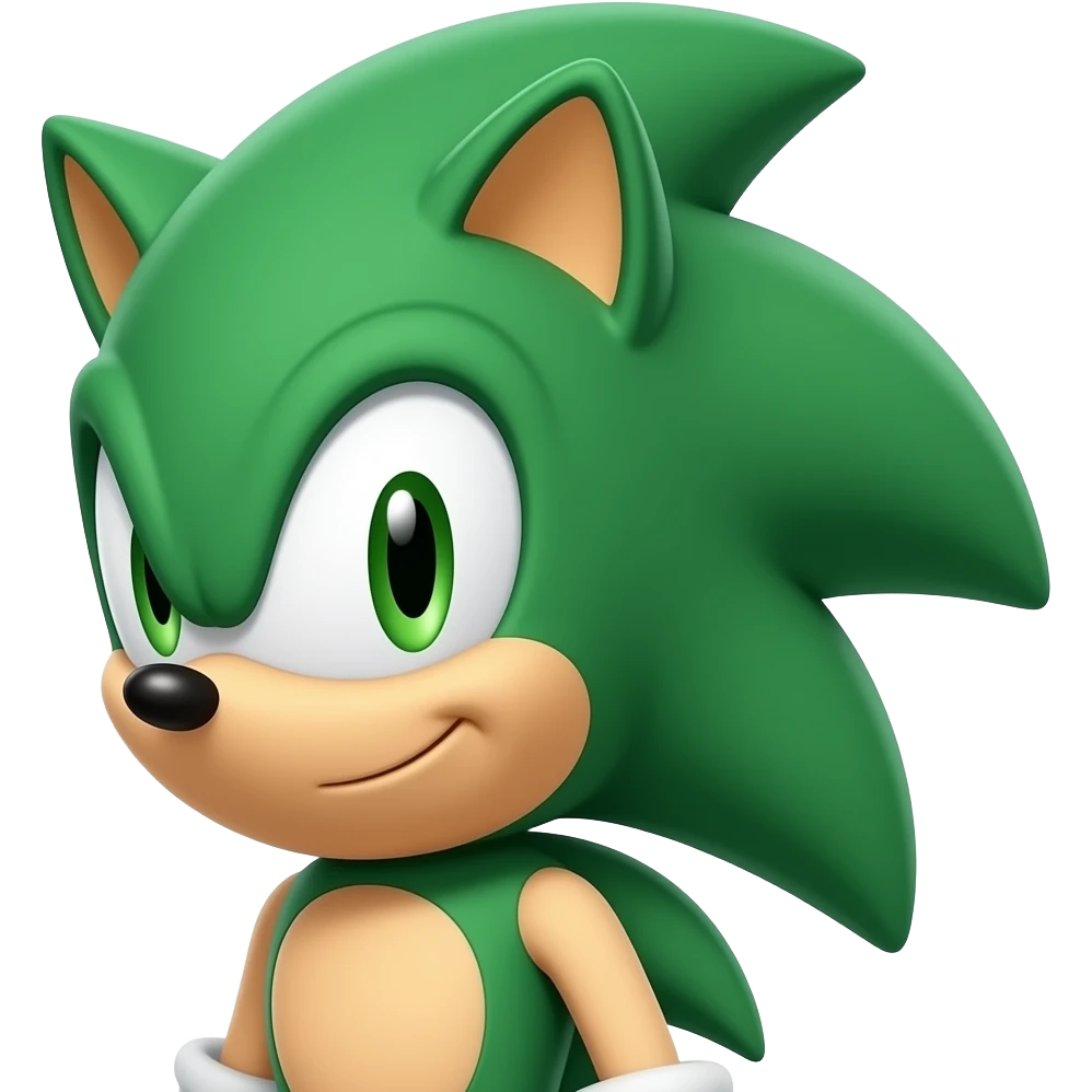 Sonic verde emoji