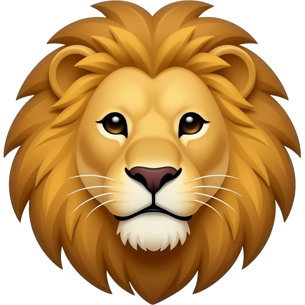 lion head emoji