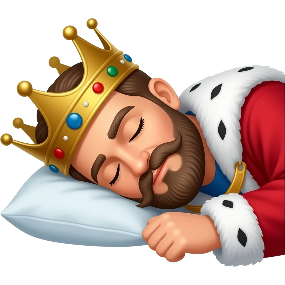 Король ложится спать emoji