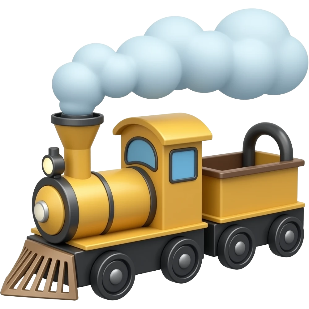 Toy trains emoji