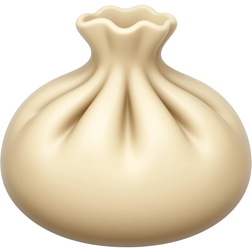 Squishy dumpling emoji