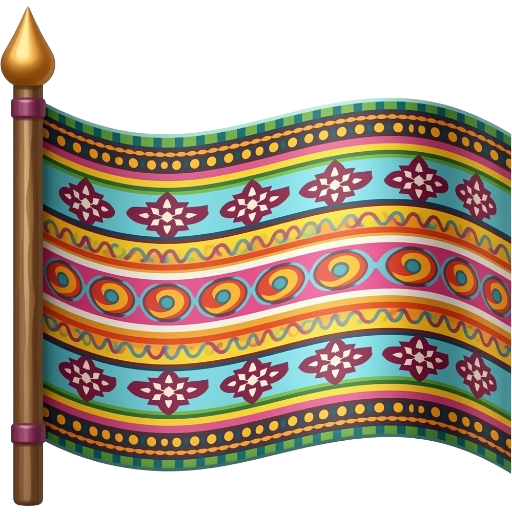 Drapeau gitan emoji