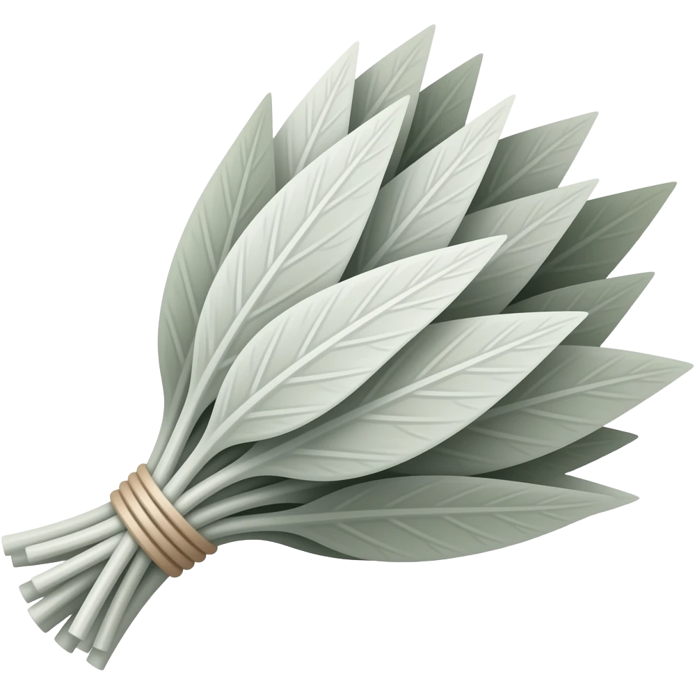 bunch of white sage emoji
