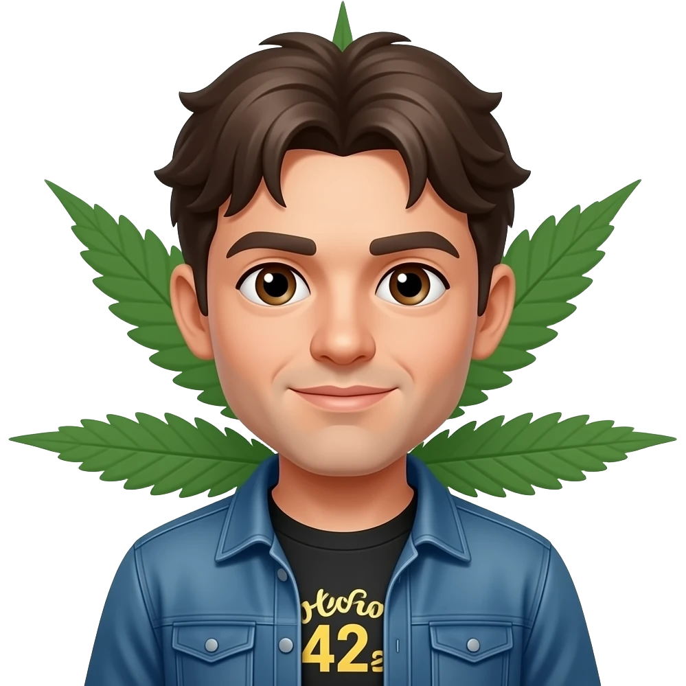 Stoner guy 420 emoji