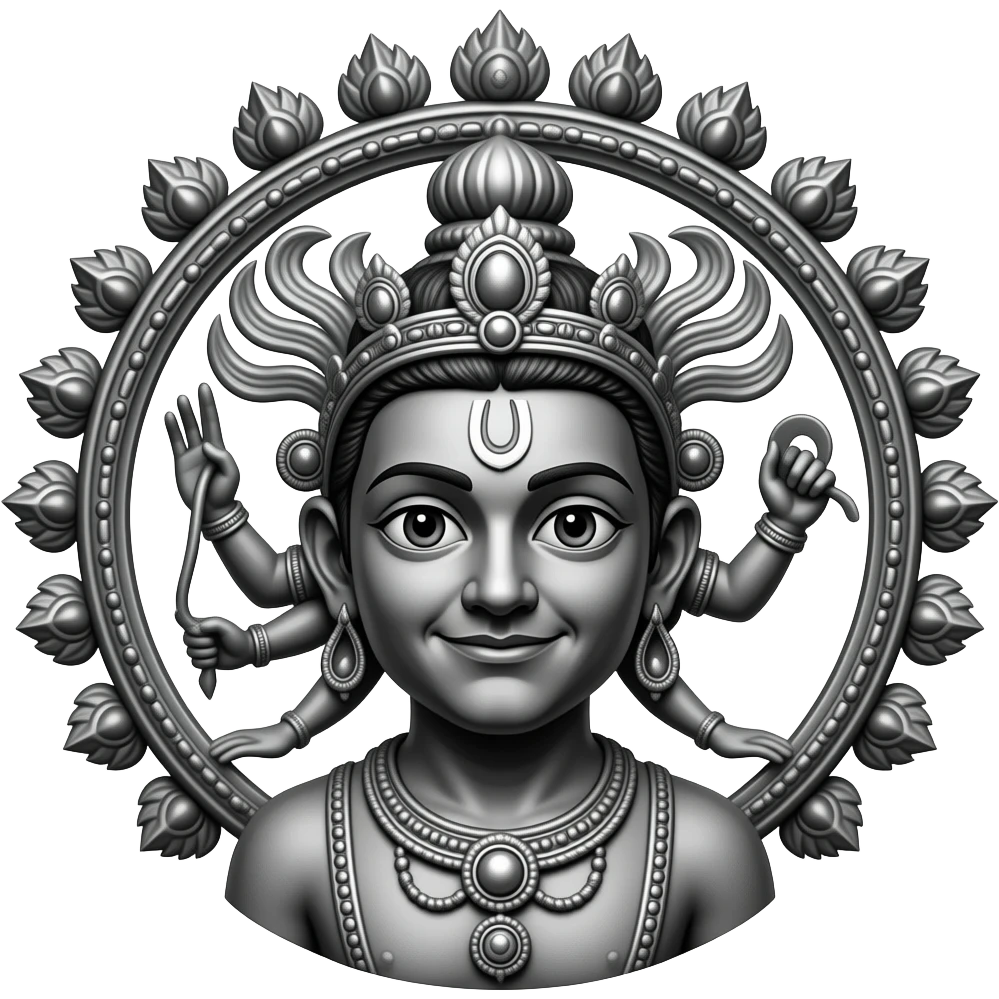 want antique nataraj imogi black and white emoji
