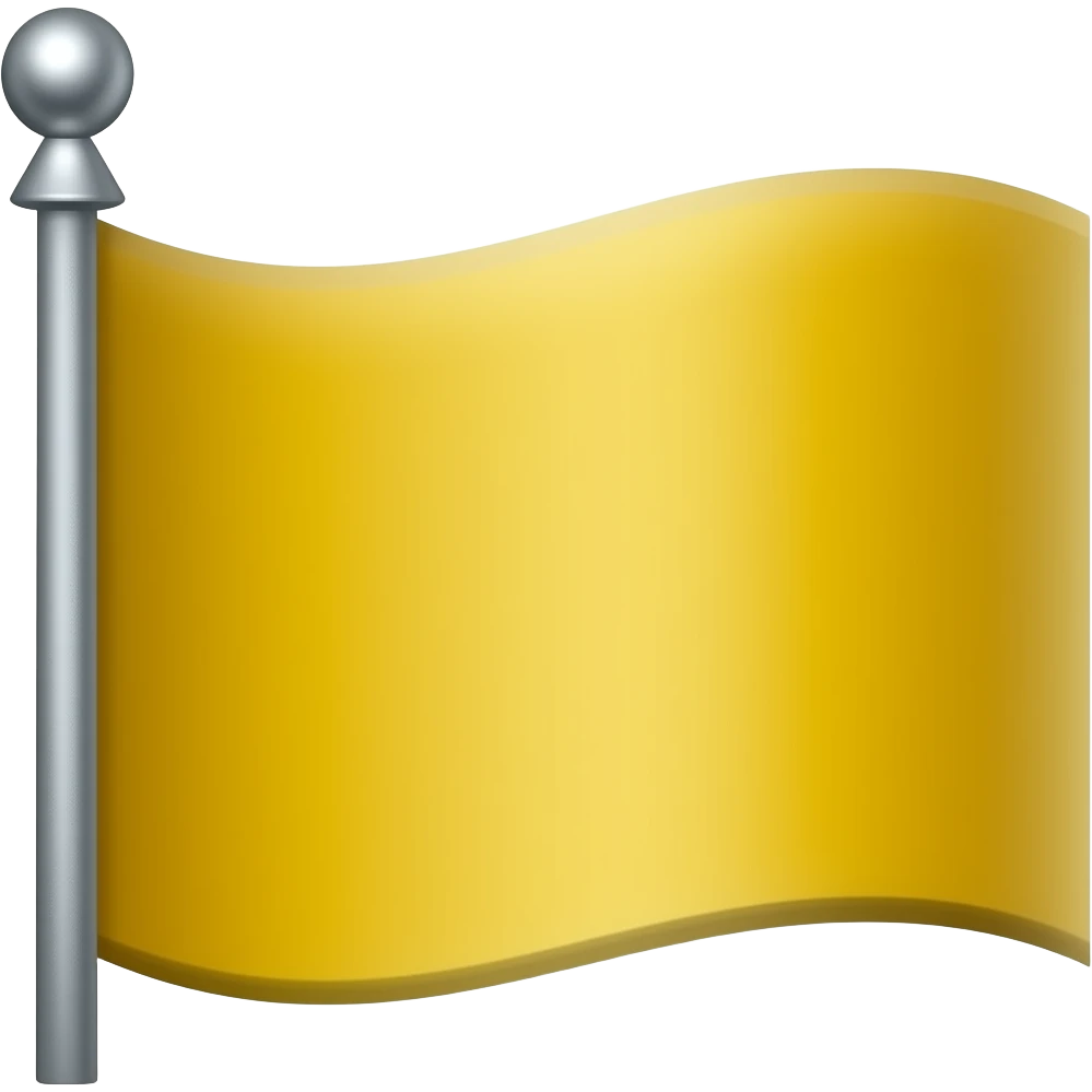 Золотой флаг emoji