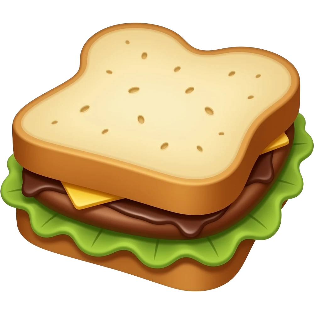 Panino con gocce di cioccolato emoji