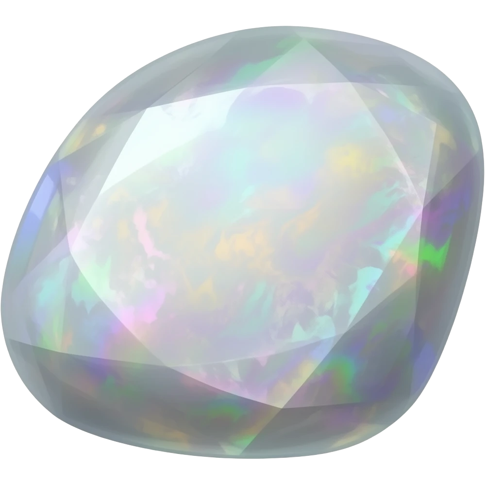 opal with flecks emoji