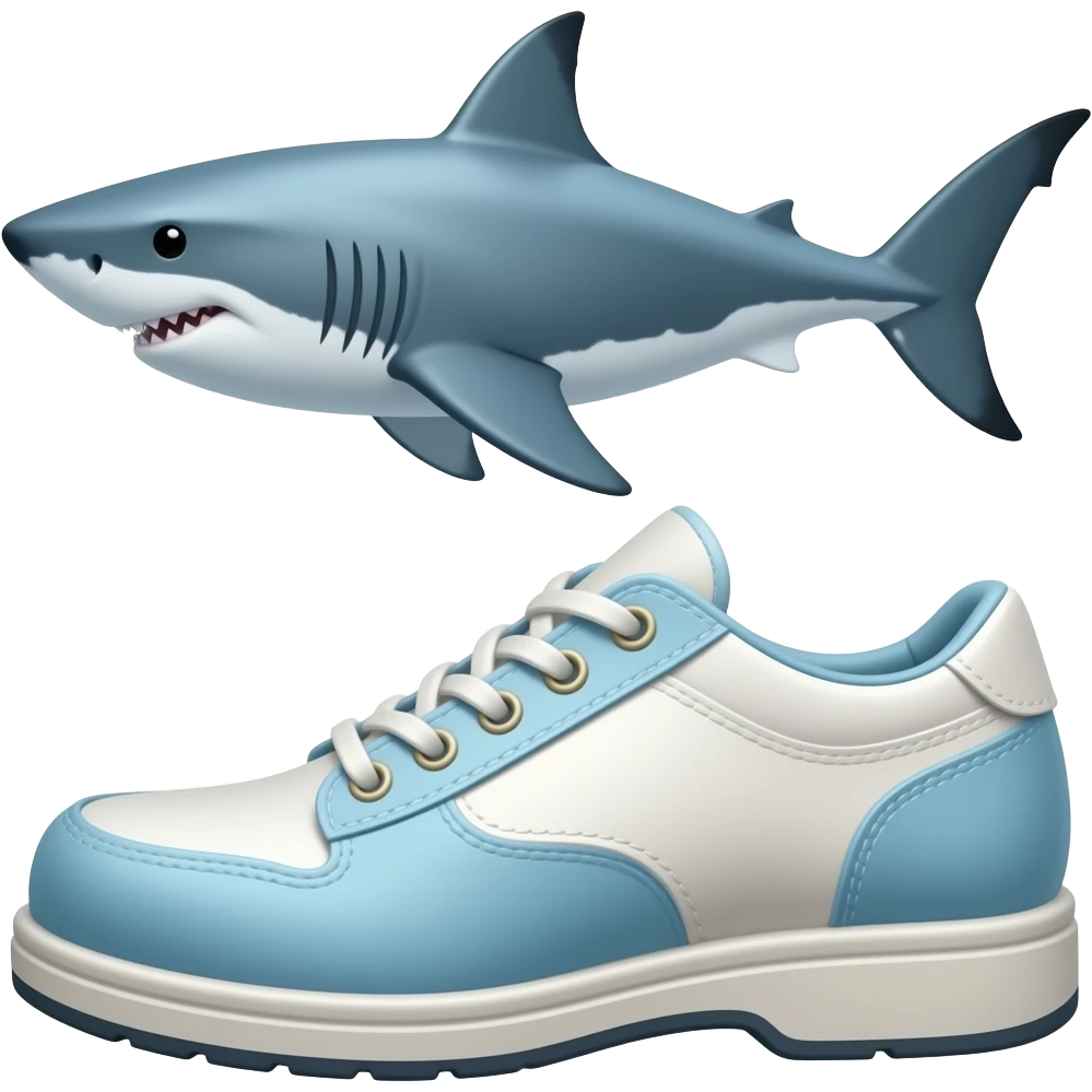 🦈+👟 emoji