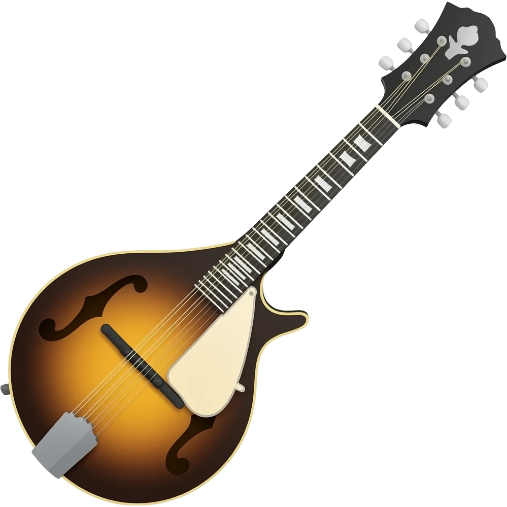 F-style mandolin emoji
