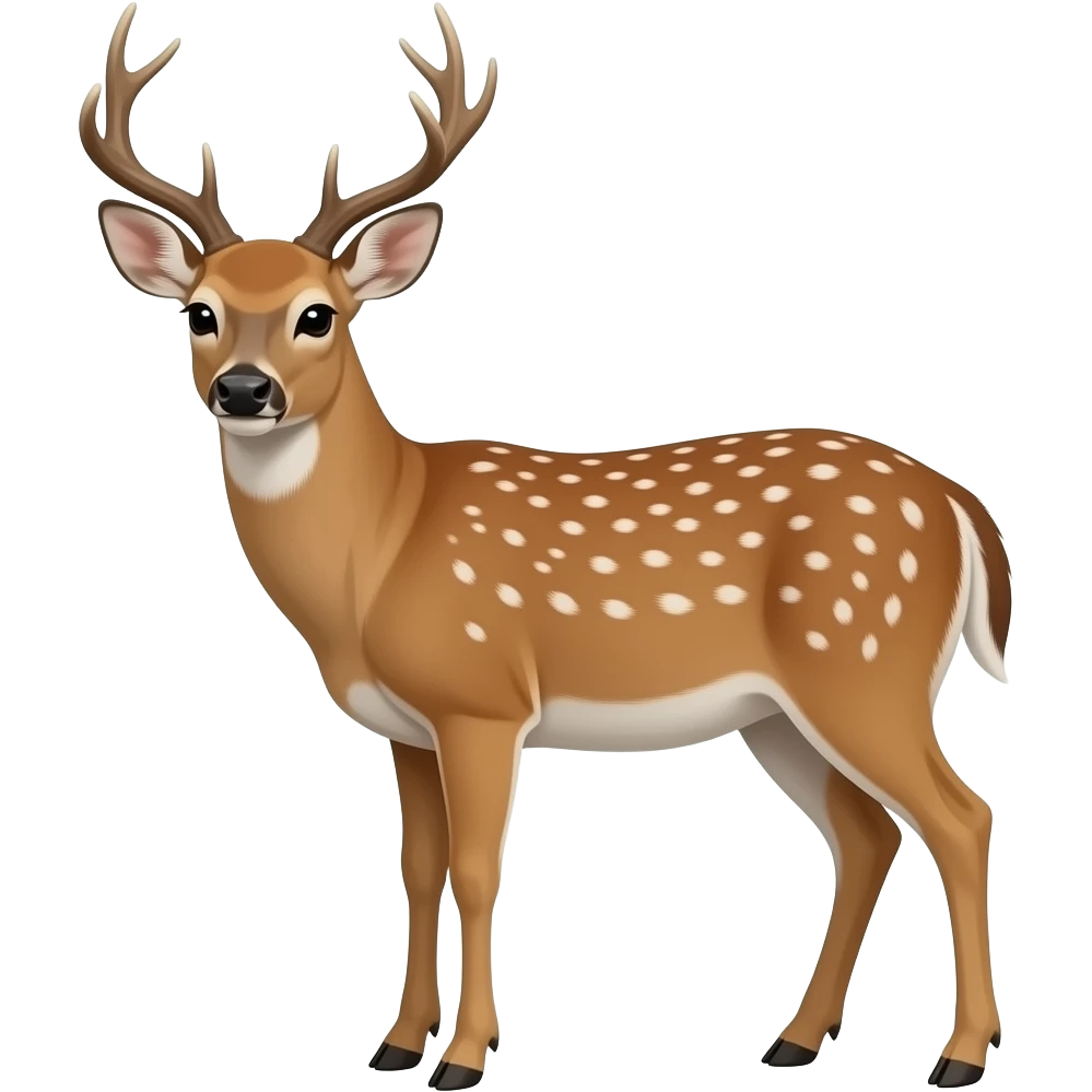 Do a fallow deer emoji